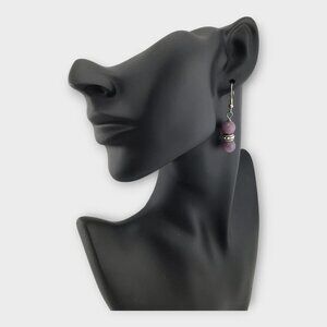 Lavender Jade Earrings